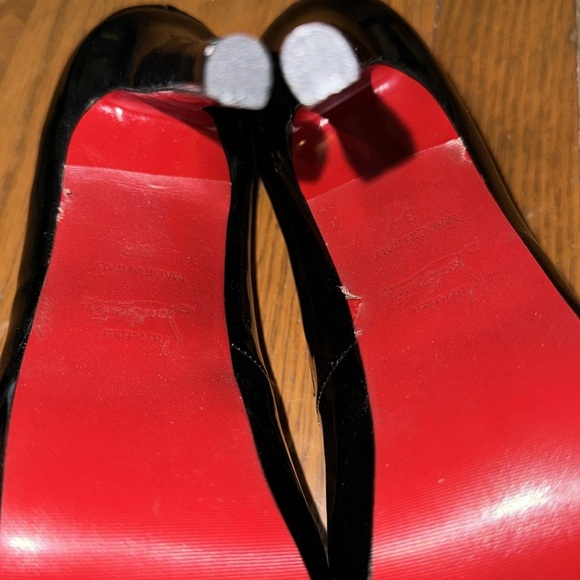 Loub -VIBE.. Patent Bianca Platform Pumps 39 red bottom NYE Christmas birthday - Picture 6 of 8